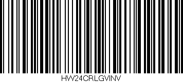 Código de barras (EAN, GTIN, SKU, ISBN): 'HW24CRLGVINV'