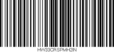 Código de barras (EAN, GTIN, SKU, ISBN): 'HW33CRSPMH2IN'