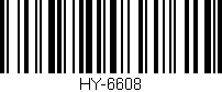 Código de barras (EAN, GTIN, SKU, ISBN): 'HY-6608'