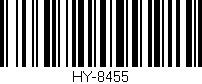 Código de barras (EAN, GTIN, SKU, ISBN): 'HY-8455'