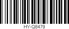 Código de barras (EAN, GTIN, SKU, ISBN): 'HY-Q8479'