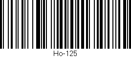 Código de barras (EAN, GTIN, SKU, ISBN): 'Ho-125'