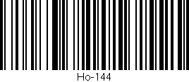 Código de barras (EAN, GTIN, SKU, ISBN): 'Ho-144'