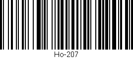 Código de barras (EAN, GTIN, SKU, ISBN): 'Ho-207'