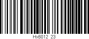 Código de barras (EAN, GTIN, SKU, ISBN): 'Hx6012/23'