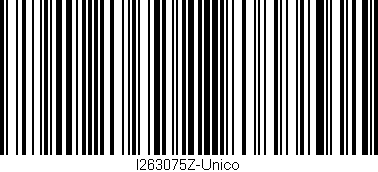 Código de barras (EAN, GTIN, SKU, ISBN): 'I263075Z-Unico'