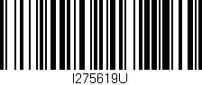 Código de barras (EAN, GTIN, SKU, ISBN): 'I275619U'