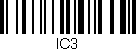 Código de barras (EAN, GTIN, SKU, ISBN): 'IC3'