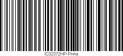 Código de barras (EAN, GTIN, SKU, ISBN): 'IC32372HP-Preta'