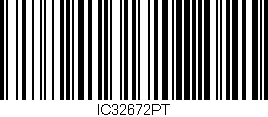 Código de barras (EAN, GTIN, SKU, ISBN): 'IC32672PT'