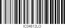 Código de barras (EAN, GTIN, SKU, ISBN): 'IC34612LO'