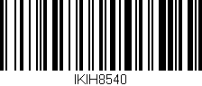 Código de barras (EAN, GTIN, SKU, ISBN): 'IKIH8540'