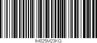 Código de barras (EAN, GTIN, SKU, ISBN): 'IM025M23KG'