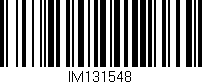 Código de barras (EAN, GTIN, SKU, ISBN): 'IM131548'