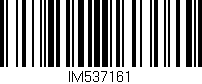Código de barras (EAN, GTIN, SKU, ISBN): 'IM537161'