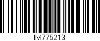 Código de barras (EAN, GTIN, SKU, ISBN): 'IM775213'