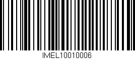 Código de barras (EAN, GTIN, SKU, ISBN): 'IMEL10010006'