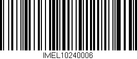 Código de barras (EAN, GTIN, SKU, ISBN): 'IMEL10240006'