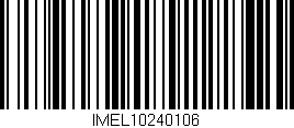 Código de barras (EAN, GTIN, SKU, ISBN): 'IMEL10240106'