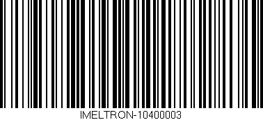 Código de barras (EAN, GTIN, SKU, ISBN): 'IMELTRON-10400003'