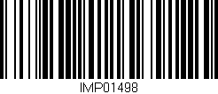 Código de barras (EAN, GTIN, SKU, ISBN): 'IMP01498'