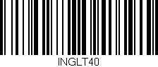 Código de barras (EAN, GTIN, SKU, ISBN): 'INGLT40'