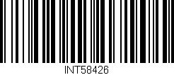 Código de barras (EAN, GTIN, SKU, ISBN): 'INT58426'