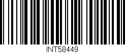 Código de barras (EAN, GTIN, SKU, ISBN): 'INT58449'