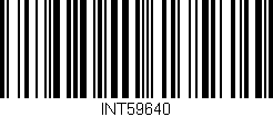 Código de barras (EAN, GTIN, SKU, ISBN): 'INT59640'