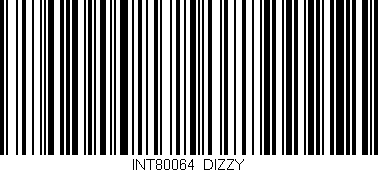 Código de barras (EAN, GTIN, SKU, ISBN): 'INT80064/DIZZY'