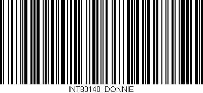 Código de barras (EAN, GTIN, SKU, ISBN): 'INT80140/DONNIE'