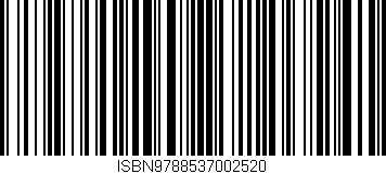 Código de barras (EAN, GTIN, SKU, ISBN): 'ISBN9788537002520'