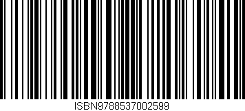 Código de barras (EAN, GTIN, SKU, ISBN): 'ISBN9788537002599'