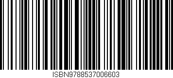 Código de barras (EAN, GTIN, SKU, ISBN): 'ISBN9788537006603'