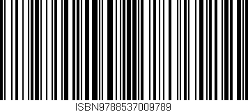 Código de barras (EAN, GTIN, SKU, ISBN): 'ISBN9788537009789'