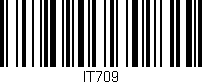 Código de barras (EAN, GTIN, SKU, ISBN): 'IT709'