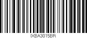 Código de barras (EAN, GTIN, SKU, ISBN): 'IXBA3015BR'