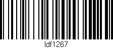 Código de barras (EAN, GTIN, SKU, ISBN): 'Idf1267'