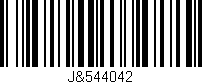Código de barras (EAN, GTIN, SKU, ISBN): 'J&544042'