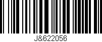 Código de barras (EAN, GTIN, SKU, ISBN): 'J&622056'