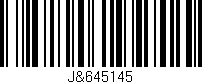 Código de barras (EAN, GTIN, SKU, ISBN): 'J&645145'