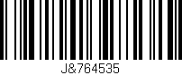 Código de barras (EAN, GTIN, SKU, ISBN): 'J&764535'