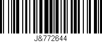 Código de barras (EAN, GTIN, SKU, ISBN): 'J&772644'