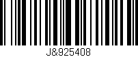Código de barras (EAN, GTIN, SKU, ISBN): 'J&925408'