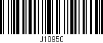 Código de barras (EAN, GTIN, SKU, ISBN): 'J10950'