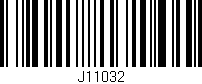 Código de barras (EAN, GTIN, SKU, ISBN): 'J11032'