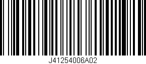 Código de barras (EAN, GTIN, SKU, ISBN): 'J41254006A02'