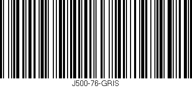 Código de barras (EAN, GTIN, SKU, ISBN): 'J500-76-GRIS'