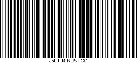 Código de barras (EAN, GTIN, SKU, ISBN): 'J500-94-RUSTICO'