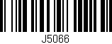 Código de barras (EAN, GTIN, SKU, ISBN): 'J5066'